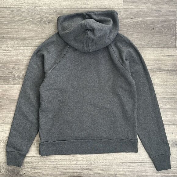 EVERLANE Hoodie Mens Small The Track Organic Cotton Heather Gray Retro 90s NWT - Picture 8 of 12